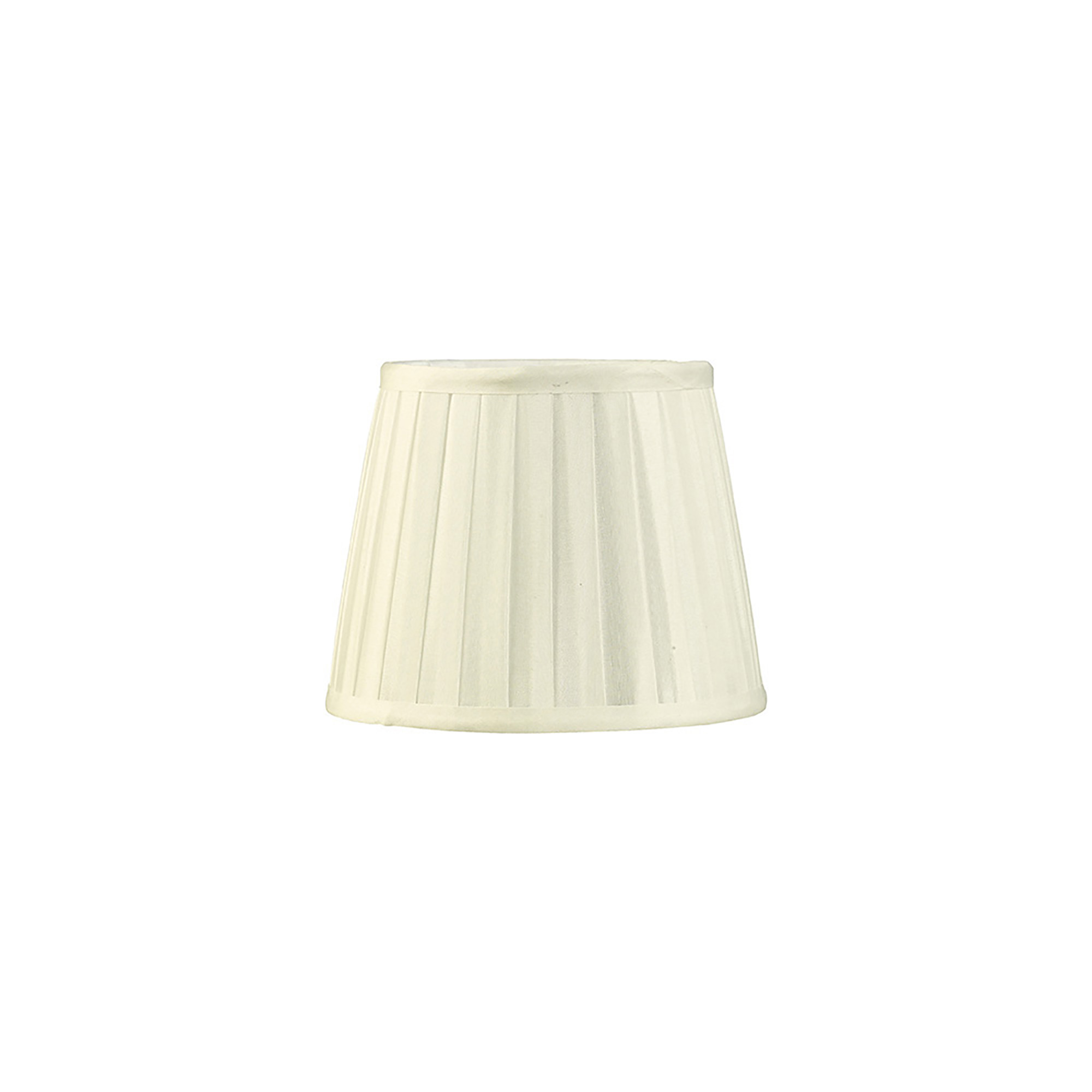 ILS20206  Stella 20cm Round Fabric Shade Ivory